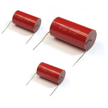 Red 1ufj250V Axial Type Polypropylene Film Capacitor (TMCF20)